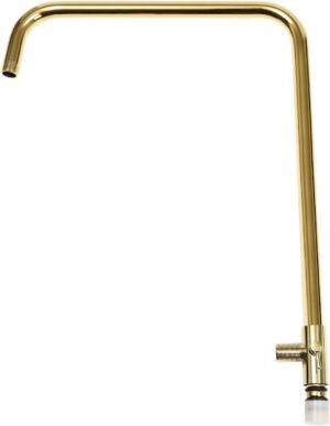 Golden Brass Shower Column Retro with Mixer Tap Set Stainless Steel Gold Shower System Mixer Shower Tap Thermostat Wall Mounted Show