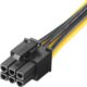 51rt20xQTwL._AC_SL1001_.jpg JD 2 Packs 6 Pin Female to 2X 6 Pin Male PCI Express (PCIe) Graphics Video Power Card Cable, 20cm