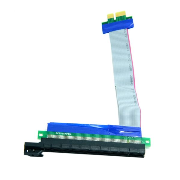 YC CY PCI-E Express 1 x to 16 x Extension Flex Extension Cable Converter Adapter Riser Card 20 cm