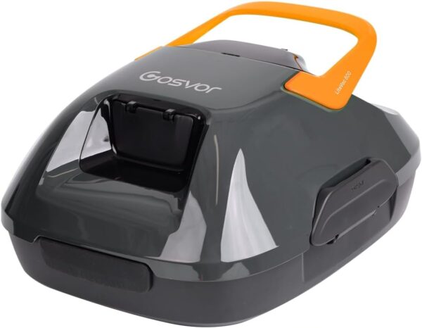 Gosvor Wireless Pool Robot, Pool Vacuum Cleaner with 90 Minute Autonomy, Automatic Cleaning with Automatic Parking Function, Compact