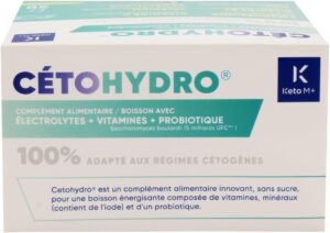 Cetohydro - Boisson avec electrolytes vitamines et probiotique - (30)