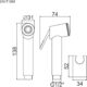 51syhZ0aPbL._AC_SL1007_.jpg Ibergrif M20282 Toilet Shower Kit with Wall Mount and 1.2 m Hose, Silver Chrome Finish - Hygienic Shower for Toilet and Cleaning