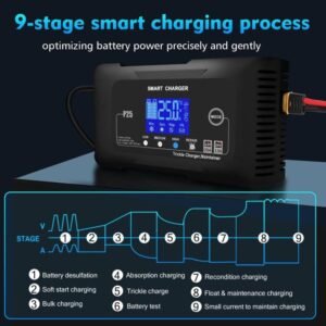 51t505eWPUL._AC_.jpg Chargeur batterie auto 25A HTRC 12/24V intelligent LiFePO4