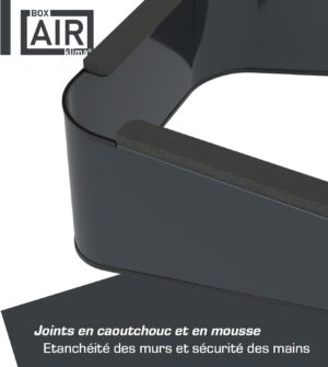 Box Air Klima Cover for Wallbox Weather Protection for Electric Cars Charging Station in Aluminium Composite (Anthracite, L)