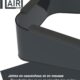 Box Air Klima Cover for Wallbox Weather Protection for Electric Cars Charging Station in Aluminium Composite (Anthracite, L)