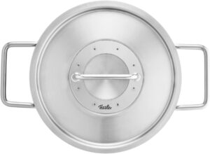 Fissler Collection Pure Faitout En Acier Inoxydable (20 cm, 3,6 l) Avec Couvercle Metallique Et Graduation Interieure, Compatible In