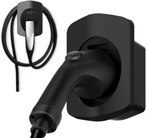 Support mural Type 2 LOTHID pour câble de recharge (Noir)