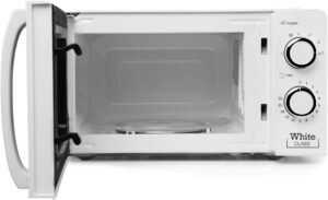 Orbegozo Mi 2115 Four a micro-ondes, 20 l de capacite, 6 niveaux de fonctionnement, minuterie jusqua 30 min, 700 W, blanc
