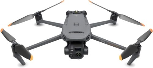 Bundle basique DJI Mavic 3T Worry-Free - Drone camera 640 x 512 camera thermique, camera grand angle CMOS 12, zoom hybride 56x, vol