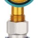 Adaptateur rapide Qiilu R1234YF vers R134A aluminium