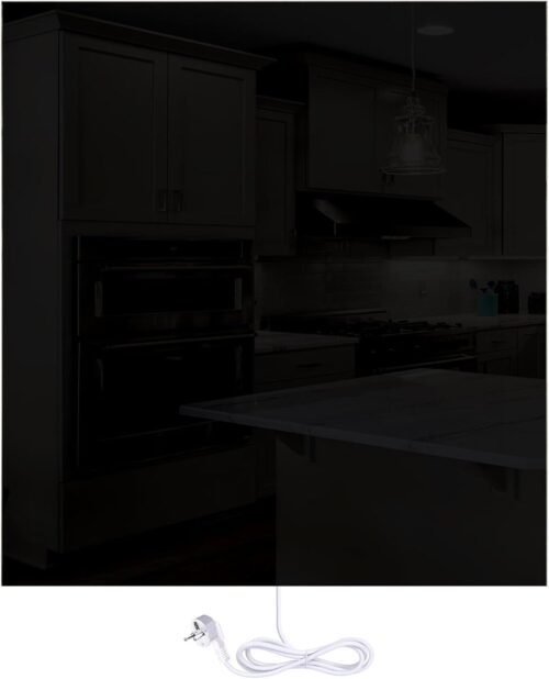 Panneau rayonnant électrique WarmlyYours 400W 60×60 cm noir