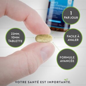 Multivitamines pour hommes 25 vit. & minéraux - maca ginseng