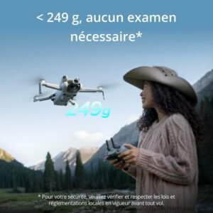 DJI Mini 4 Pro - drone pliable 4K HDR + télécommande RC-N2