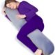 Byre Oreiller de Soutien Rembourrage en Mousse a memoire de Forme de premiere qualite Oreiller de Grossesse Recuperation Spor