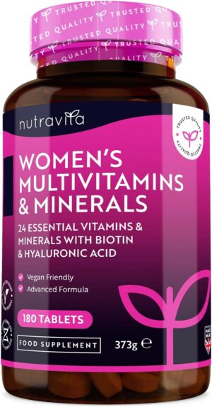 Multivitamines et minéraux pour femmes — 24 actifs, biotine