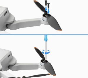 610S85CJ6bL._AC_SL1500_.jpg Craznick Helices pour DJI Mini 4K 2 SE Lames de rechange a faible bruit pour accessoires de drone DJI Mini 4K2 SE2SE Vis et tourn