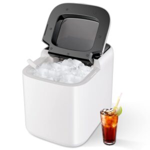 Machine à glaçons GOPLUS 15 kg/24h, 2 tailles, blanc