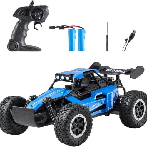 Great-JUNAMT Voiture telecommandee RC Voitures 1:16 Tout-Terrain Monster Truck Phares a LED, Jouet de Voiture RC 20 kmh Cadeau pour
