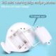VI AI Jouet de bain pour bebe, baleine a jet avec LED - pour enfants et tout-petits (blanc)