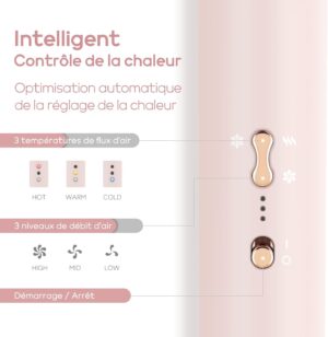 5 EN 1 Styler MaxAIR, PARWIN PRO BEAUTY Set de Brosse Soufflante, Seche-Cheveux, Boucleur a Cheveux, Brosse Brushing Chauffante, Soi