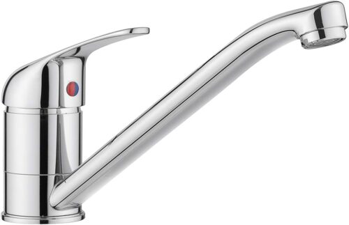 Jass Ferry Robinet de cuisine traditionnel monobloc avec bec pivotant Chrome