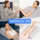 Kalicou Coussin de Lecture - Oreiller Dossier, Appui-tete Reglable, Mousse Memoire de Forme, Housse Amovible Respirante Antiderapa