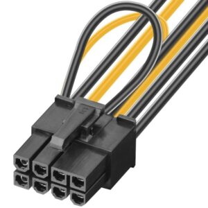 611FZ01NvgL._SL1500_.jpg JD 2 Packs 2X SATA Power 15 Pin to 8 Pin PCI Express (PCIe) Graphics Video Power Card Adapter Cable, 20cm