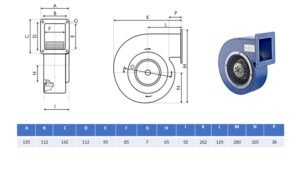 611foRlNXnL._SL1500_.jpg Ventilateur radial industriel UZMAN 230V aluminium/acier
