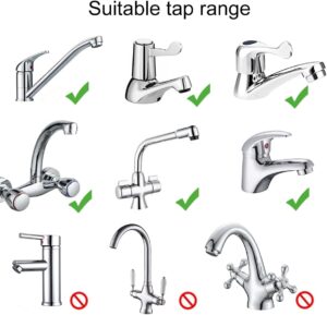 ECYC Outil D'Adaptateur De Connecteur De Tuyau De Tuyau D'Arrosage De Jardin De Cuisine D'Arrosage, plastique ABS, Vert