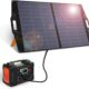 100W Solar Panel for Power Plant, Solar Charge Portable Fast Charge USB A QC3.0 PD 60W DC Ports USB-C IP65 IP65 for SolarPower Gene