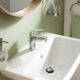 GROHE Swift Mitigeur Monocommande Lavabo, Economie d'Eau, Ouverture Eau Froide, Taille S, Tirette et Vidage, Installation Facile, Ch