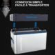 STORCUBE S1000 Batterie Solaire, Systeme de Stockage Solaire 1024Wh, Connectes au Reseau, Batterie LiFePO4, etanche IP65, Installati