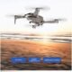 LUXWALLET Nocchi Pro 4D 4K 5 GHz WiFi Drone avec Camera, GPS et Transporteur Cas, 30kmh-500 Metre Distance, Argent