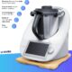 Virelia Planche Coulissante pour Thermomix TM6 TM5 Support en Bois de Chene FSC Plateau Glissant pour Deplacement Facile Acces