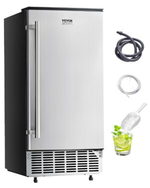 Machine à glaçons sous plan VEVOR 36,3 kg/24 h inox
