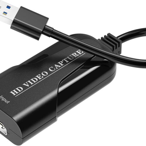 Rybozen USB 2.0 HDMI HD 1080P Live Stream Video Capture Card for Recording DVD Camcorder Camera Recording Graphics Grabber for Gamin