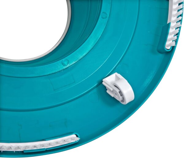 AquaSunctionTM Leaf Vacuum, 37.5 cm, Mesh Debris Bag, 8 High Pressure Jets, 4 Multi-Directional Wheels, 3 Brushes