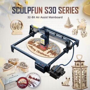 SCULPFUN S30 Pro Max Graveur Laser 20W Decoupe Laser, Acheter des accessoires Max 935 x 905 mm machine a graver laser metal pour DIY