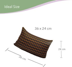 COVERBAGBCN - Coussin Rectangulaire Anti-Stress Relax Soulagement des Cervicales Garnissage en Petites Billes Confortables Tis