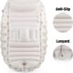 PandaEar Lot de 2 baignoires gonflables et sieges pour bebe a partir de 3 mois et plus, baignoire de voyage portable pour bebe et ch