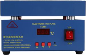110V220V Heating Station, 220 x 200 mm Digital LED Electric Preheating Station, AC 800 W Micro-Computer Heating Plate, for Repair S