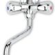 Thermoflow QMIX10 Robinet melangeur a Deux poignees pour Le Rangement sur la Table, Chromee, (H x B x T): 240 x 100 x 40 mm