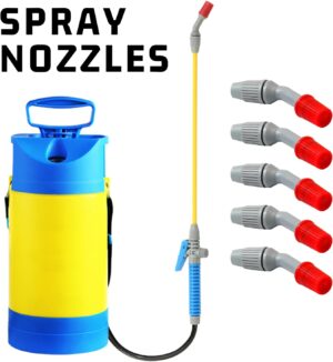 QEEQPF Lot de 5 Plastique buses de pulverisation, accessoires de pulverisation d'irrigation de jardin, pieces de rechange pulverisat