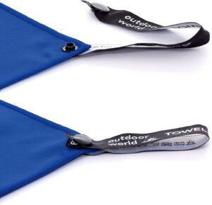 616YVOowyL._AC_SL1500_.jpg Serviette microfibre Outdoor World - Séchage rapide compacte