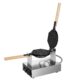 Gaufrier à bulles VEVOR 1400W inox rotatif 180° antiadhésif