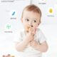akolik Anneau de Dentition pour Bebe, en Silicone et Bois pour Jouet de Dentition, Accessoires d'Allaitement Sans BPA pour Bebes de