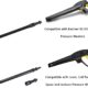 Monave Rotabuse Compatible avec Karcher, Buse Rotative Compatible avec ParksideLavor, Rotabuse K2 K3 K4 K5 K7 Accessoire pour Netto