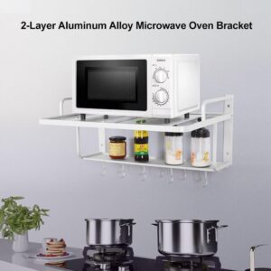 Etageres Micro Ondes Four,Support Mural de Rangement Cuisine