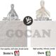 GOCAN hamac 2 Places hamac 2 Personnes 220x150cm Longueur Totale 330cm Charge 250kg Exterieur pour Jardin d'interieur hamac Double T