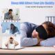 Masque de sommeil mousse douce, confortable - Homme & Femme
